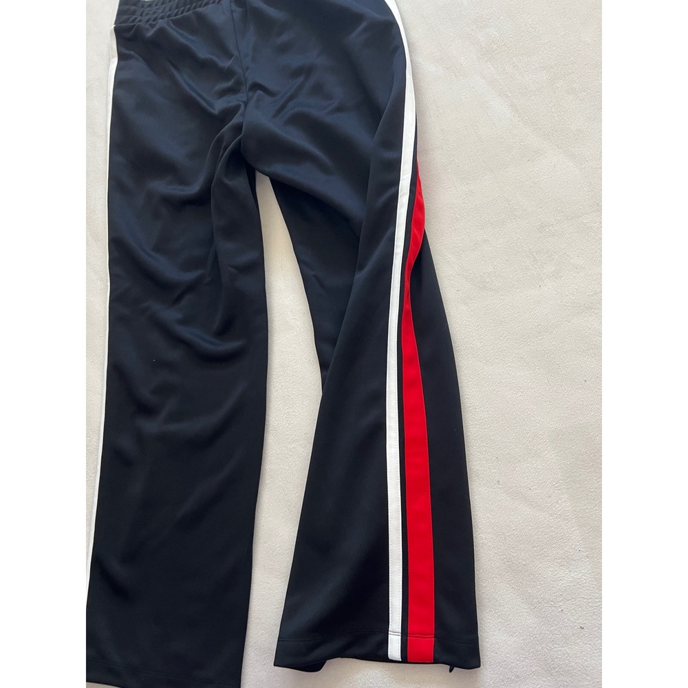 Wild Fable Black Track Pants Red White Side Stripe Zip Hem Athletic Joggers NWT - Picture 12 of 13